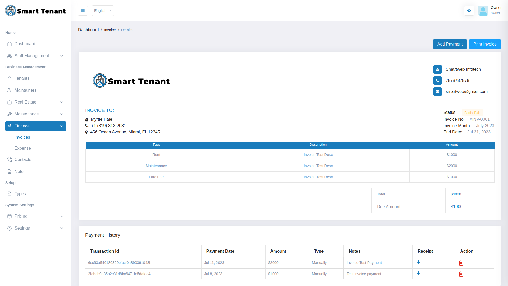 DiBest Spot: Tenants